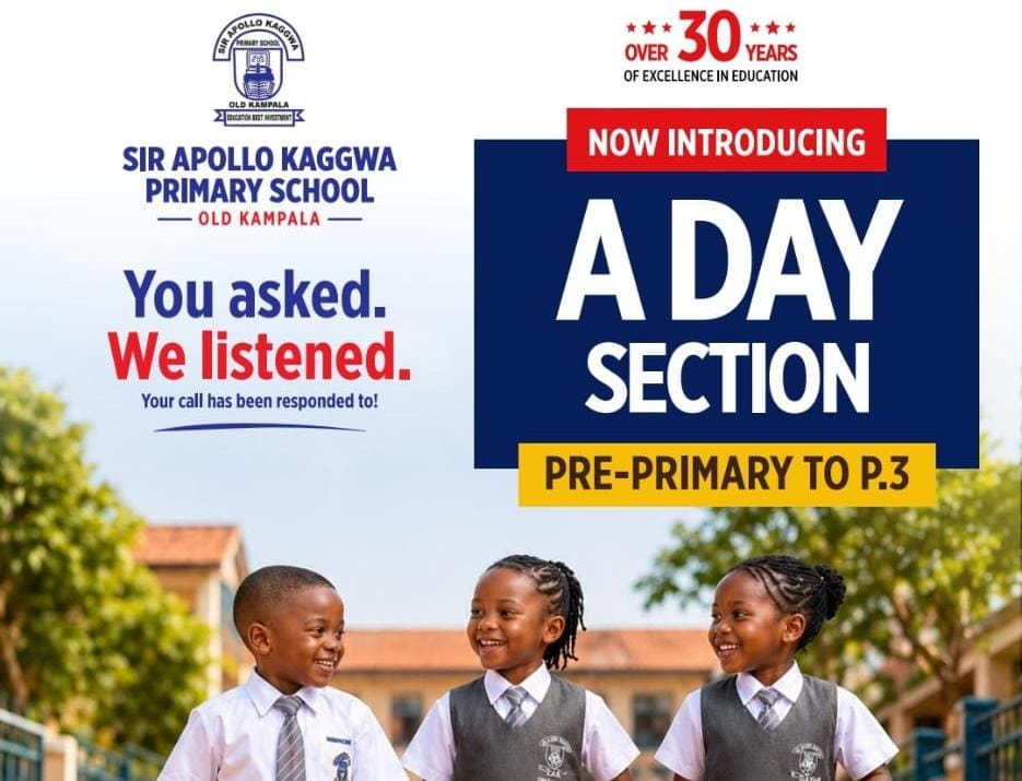 Quality Education Reimagined with the Introduction of a Day Section at Sir Apollo Kaggwa Old Kampala